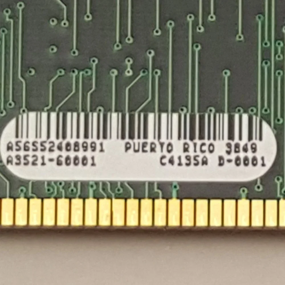 HP C4135AX 4MB 100-pin EDO DRAM DIMM from HP LJ 4000 | A3521-60001 | USED